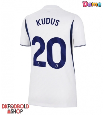 Tottenham Hotspur Mohammed Kudus #20 Hjemmebanetrøje Dame 2026-27 Kort ærmer Tottenham Hotspur Mohammed Kudus #20 Hjemmebanetrøje Dame 2026-27 Kort ærmer